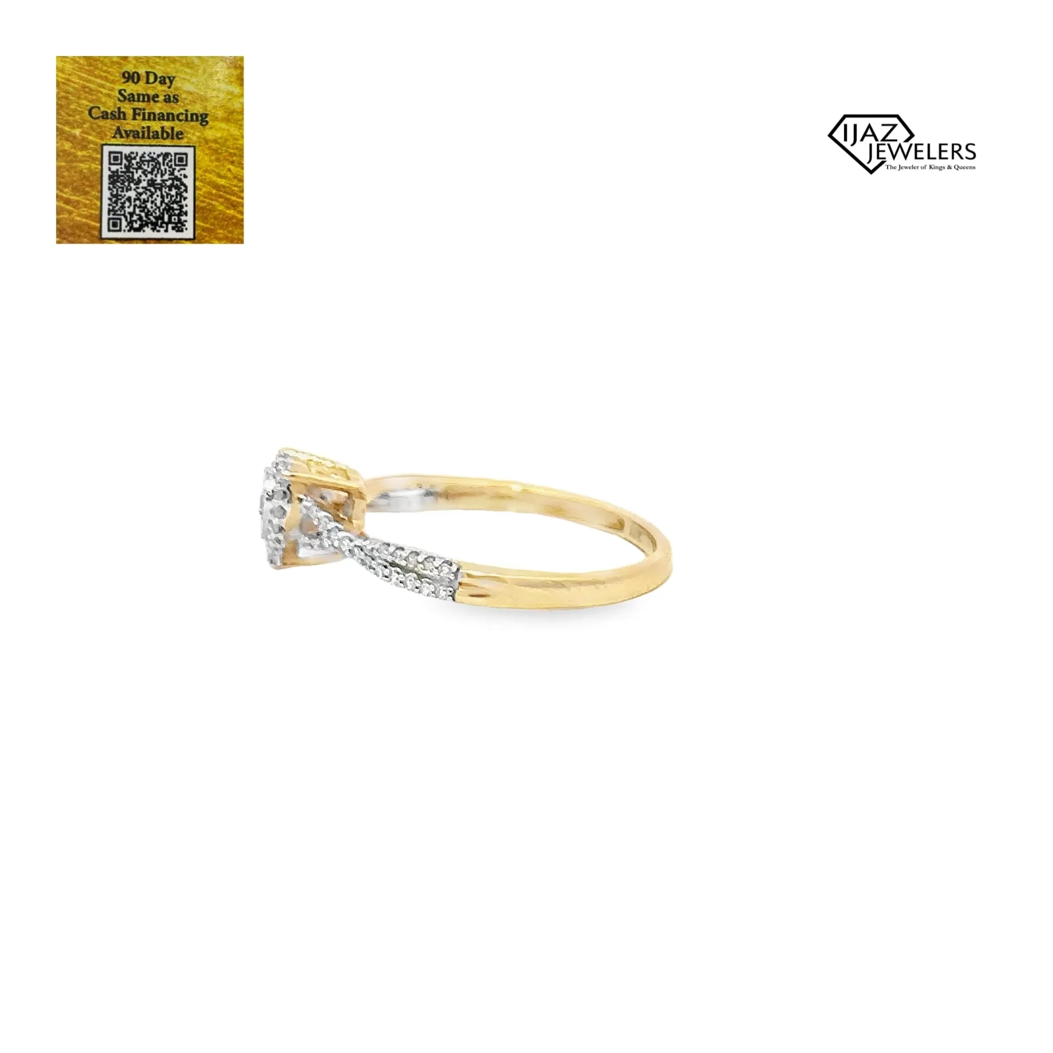 10K Gold 0.15 CTW Diamond Ladies Ring