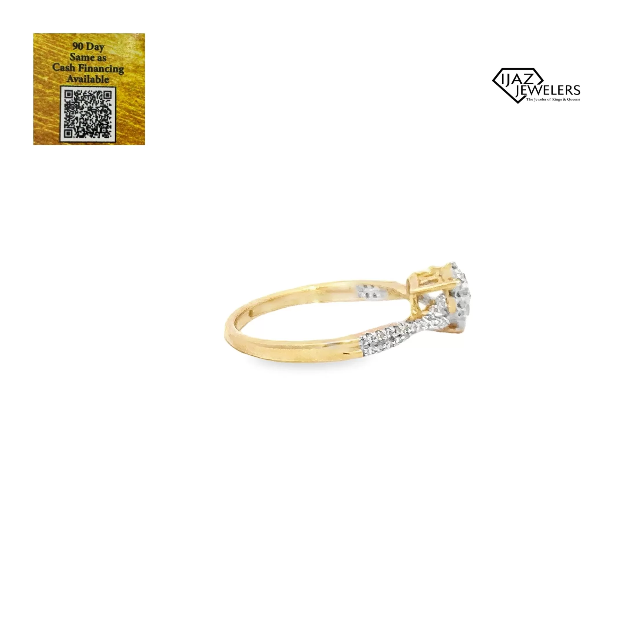 10K Gold 0.15 CTW Diamond Ladies Ring