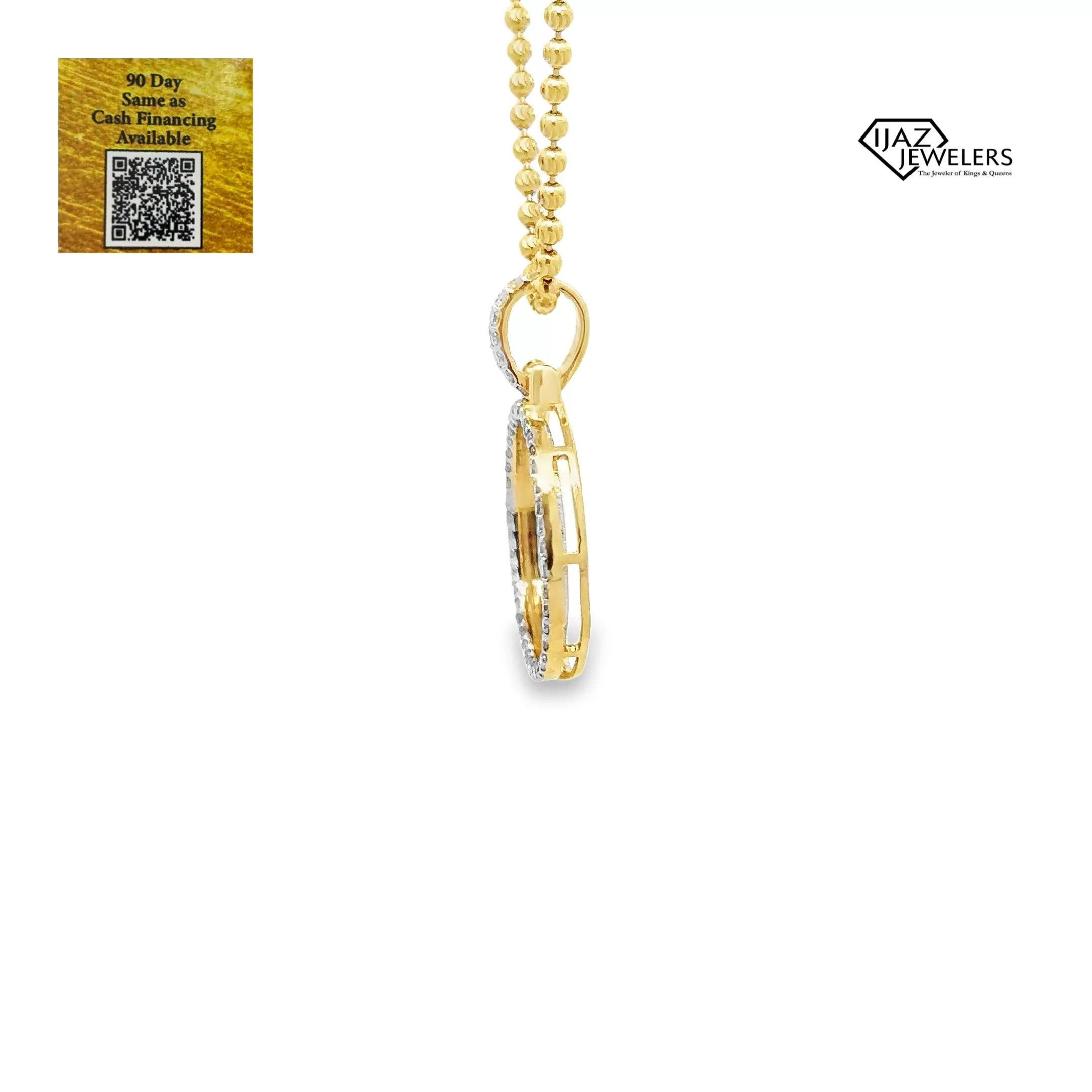 10K Gold 0.58 CTW Diamond Picture Charm