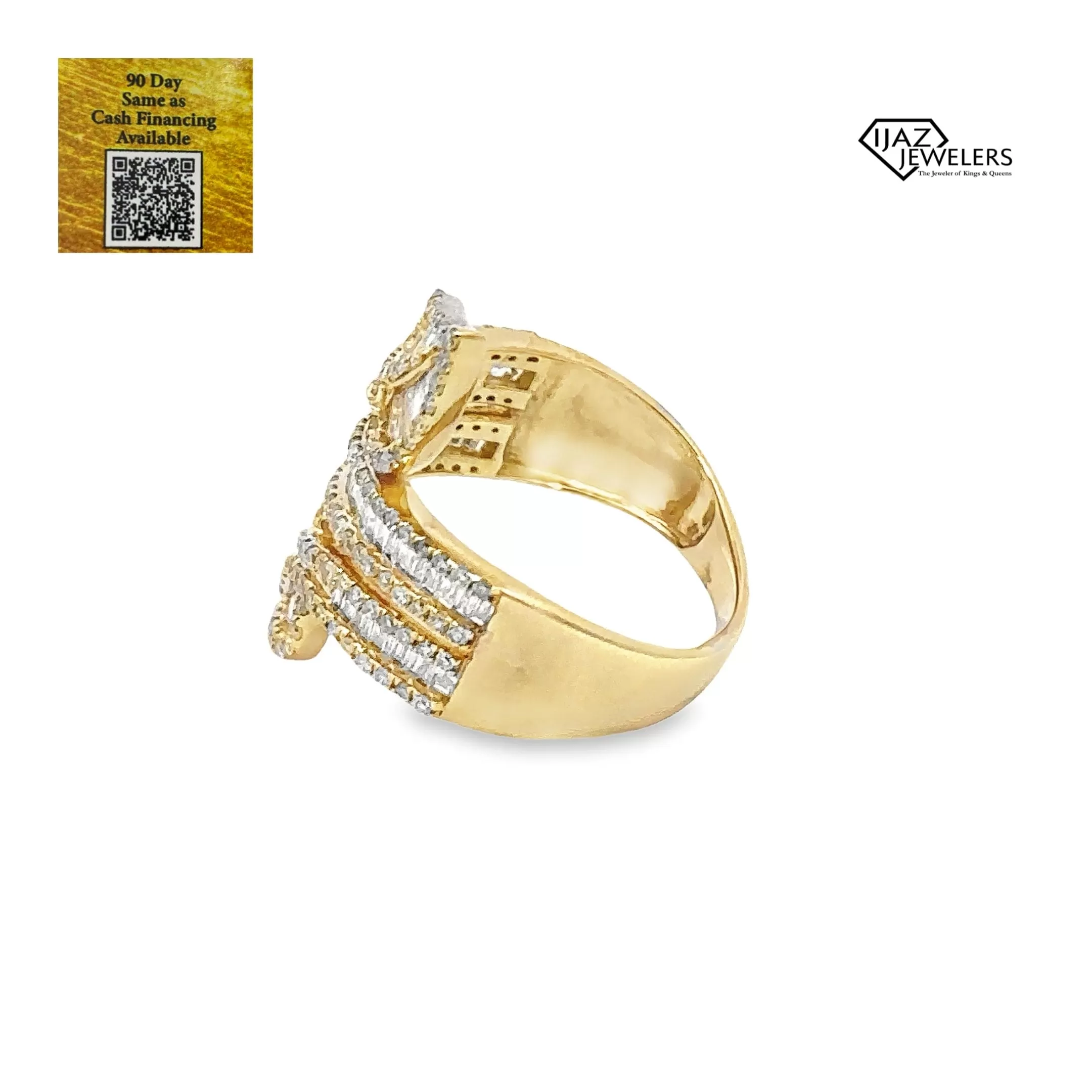 10K Gold 1.18 CTW Diamond Ring