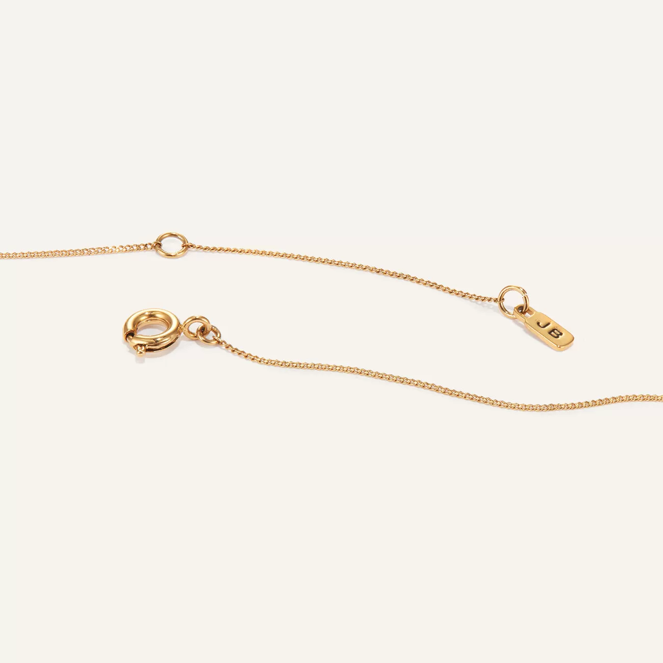 14k Gold Plated Monogram Necklace - S