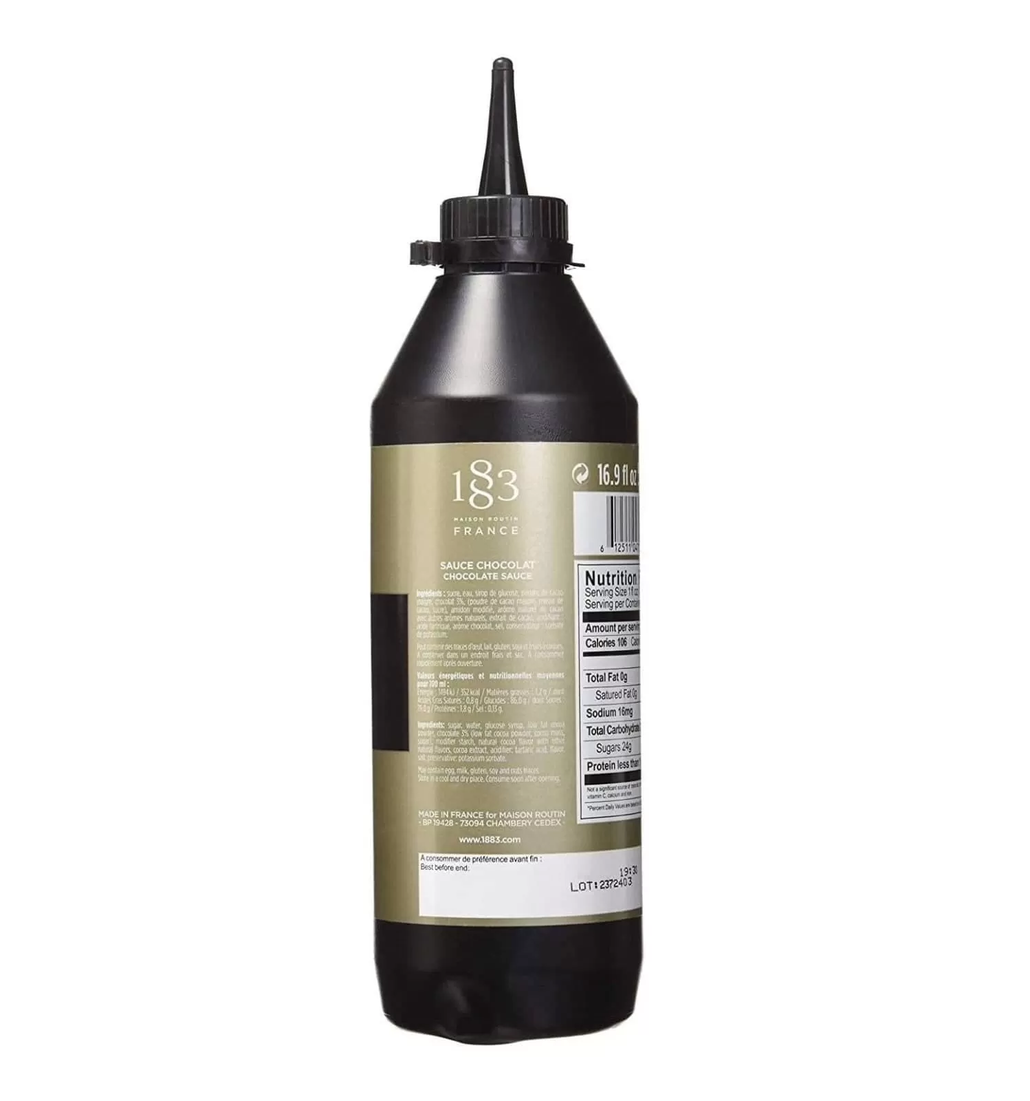 1883 Chocolate Topping Sauce - 500mL Bottle