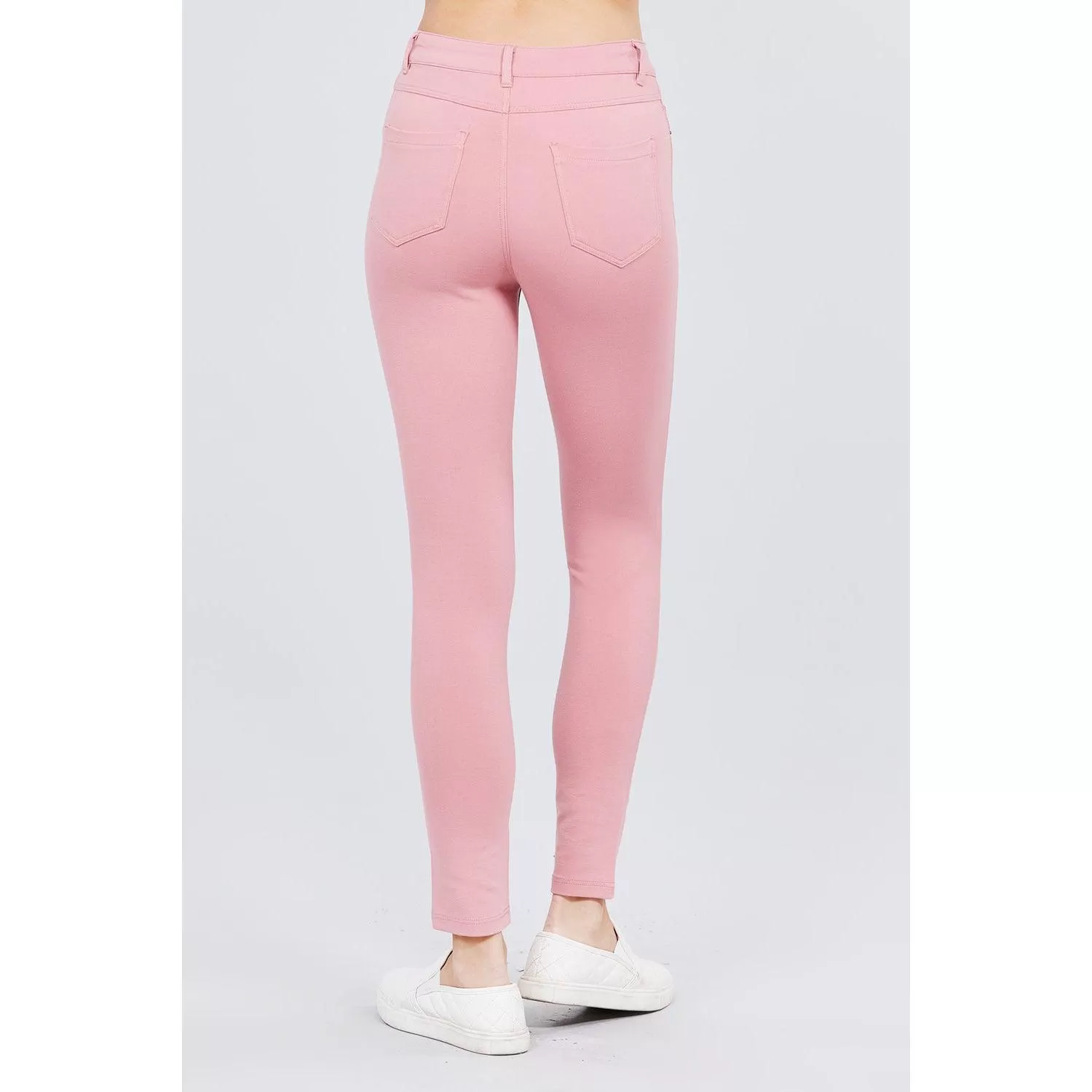 5-pockets Shape Skinny Ponte Mid-rise Pants