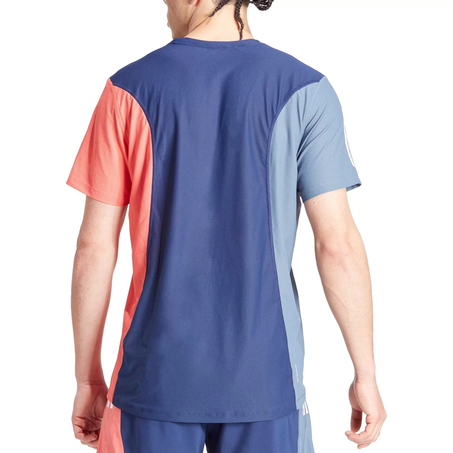 adidas Own The Run Short Sleeve Mens Running Top - Blue