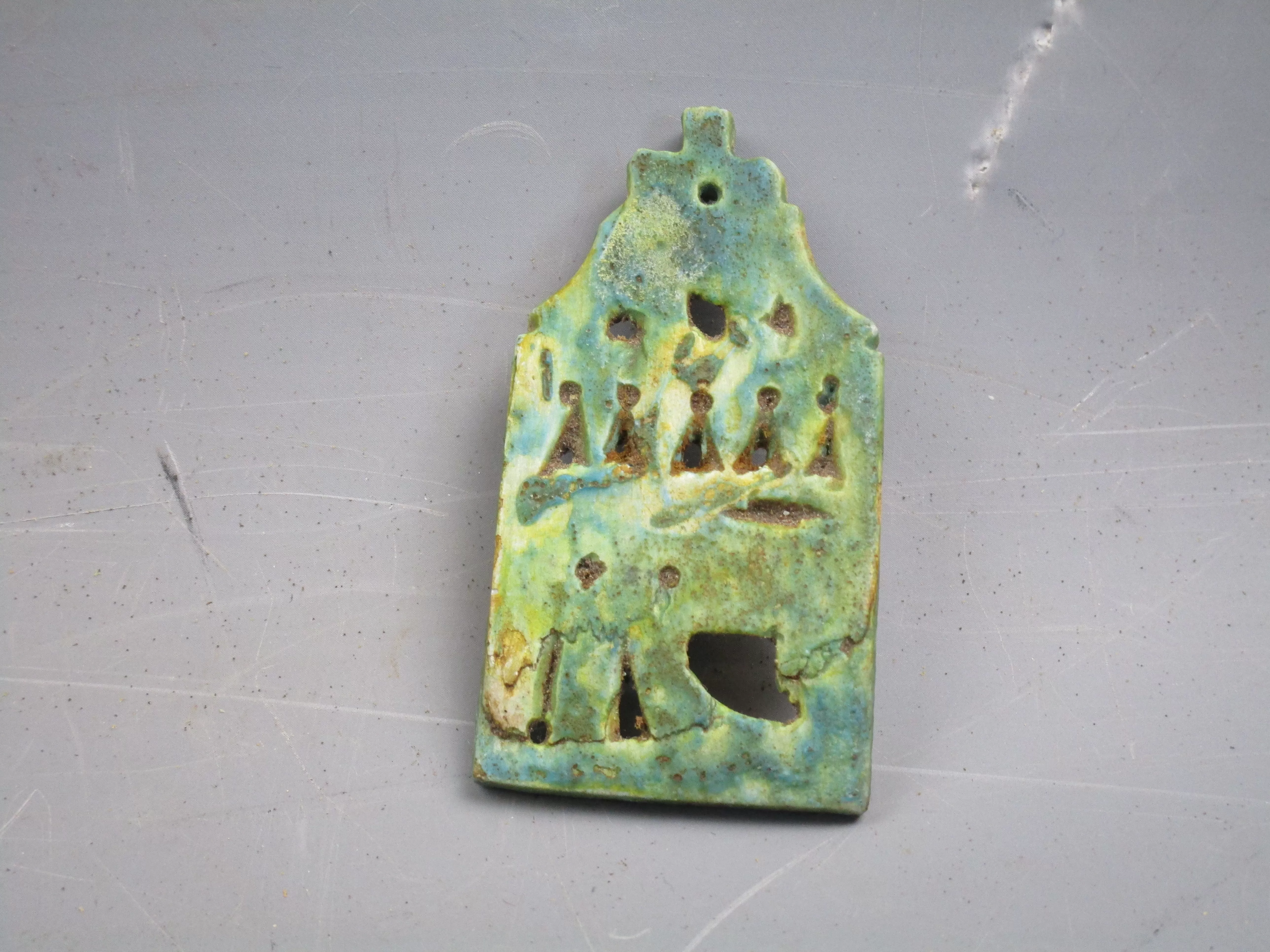 Ancient Egyptian Eye Of Horus Pendant Old Kingdom 2686-2181 B.C. Antique