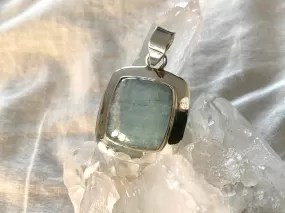 Aquamarine Medea Pendant - Square