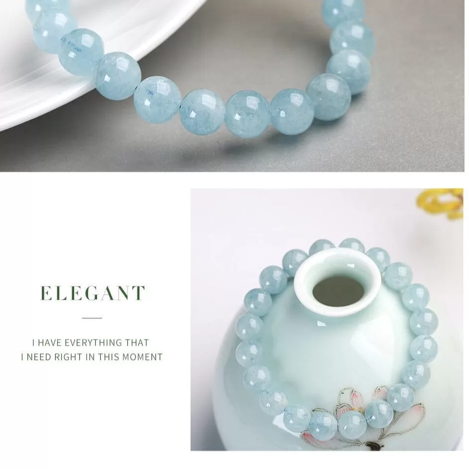 Aquamarine Yoga Bracelet