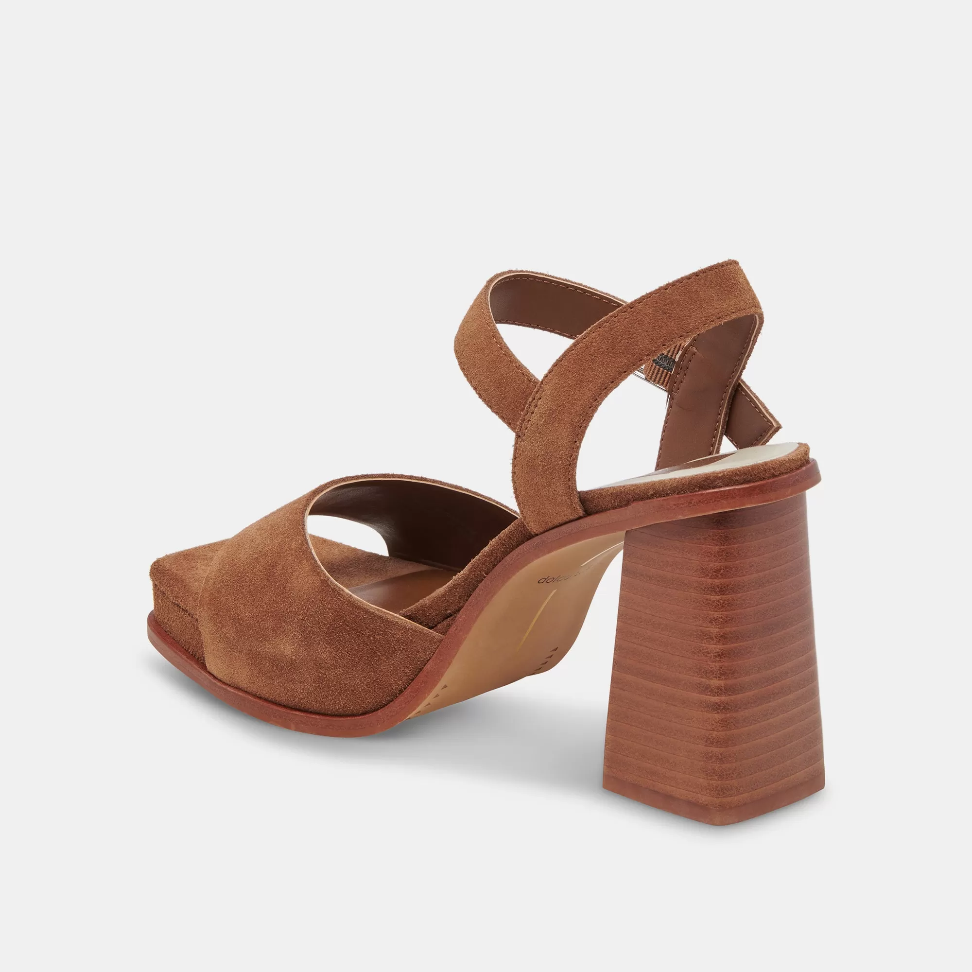 AUBREY HEELS CHESTNUT SUEDE