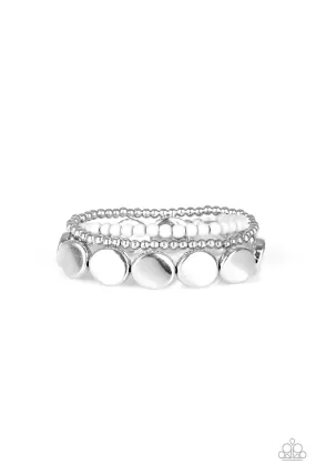 Beyond The Basics White Bracelet - Paparazzi Accessories