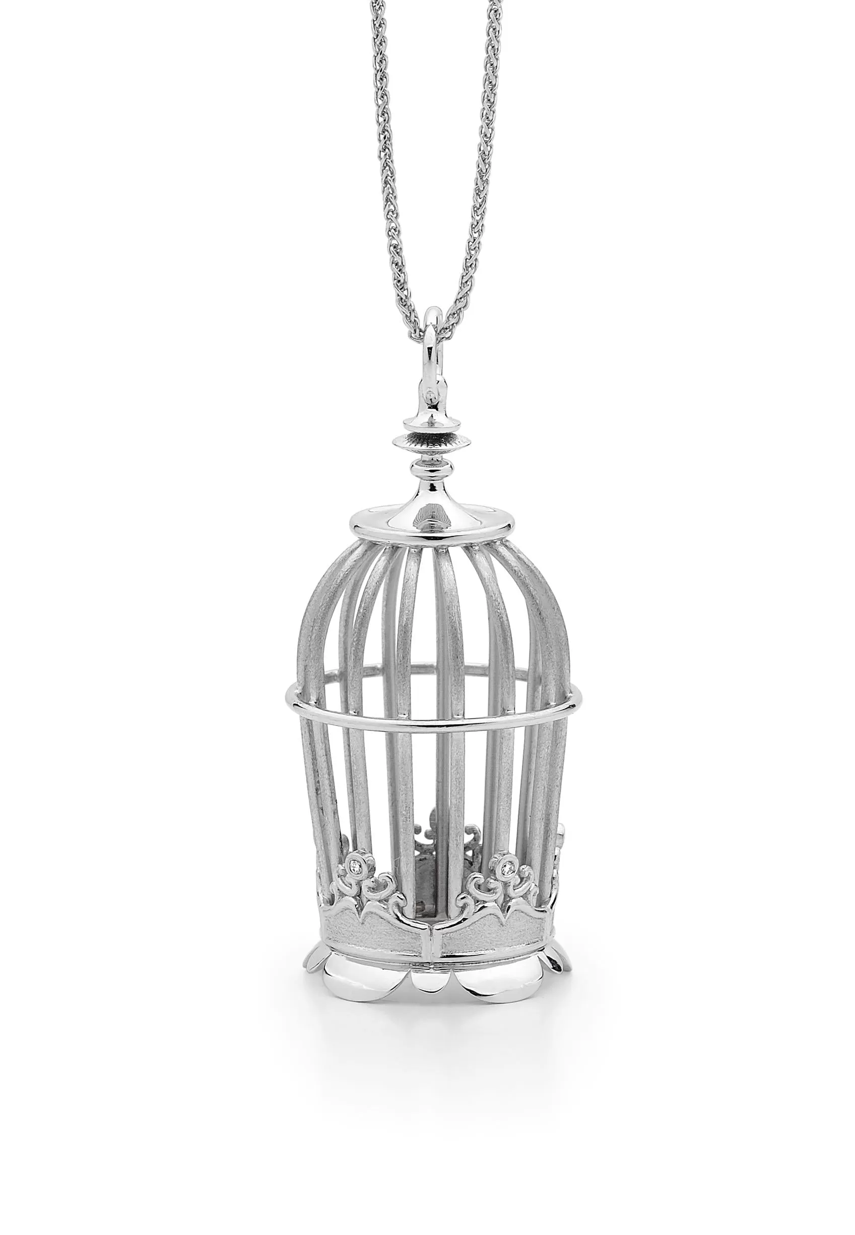 Birdcage diamond Pendant