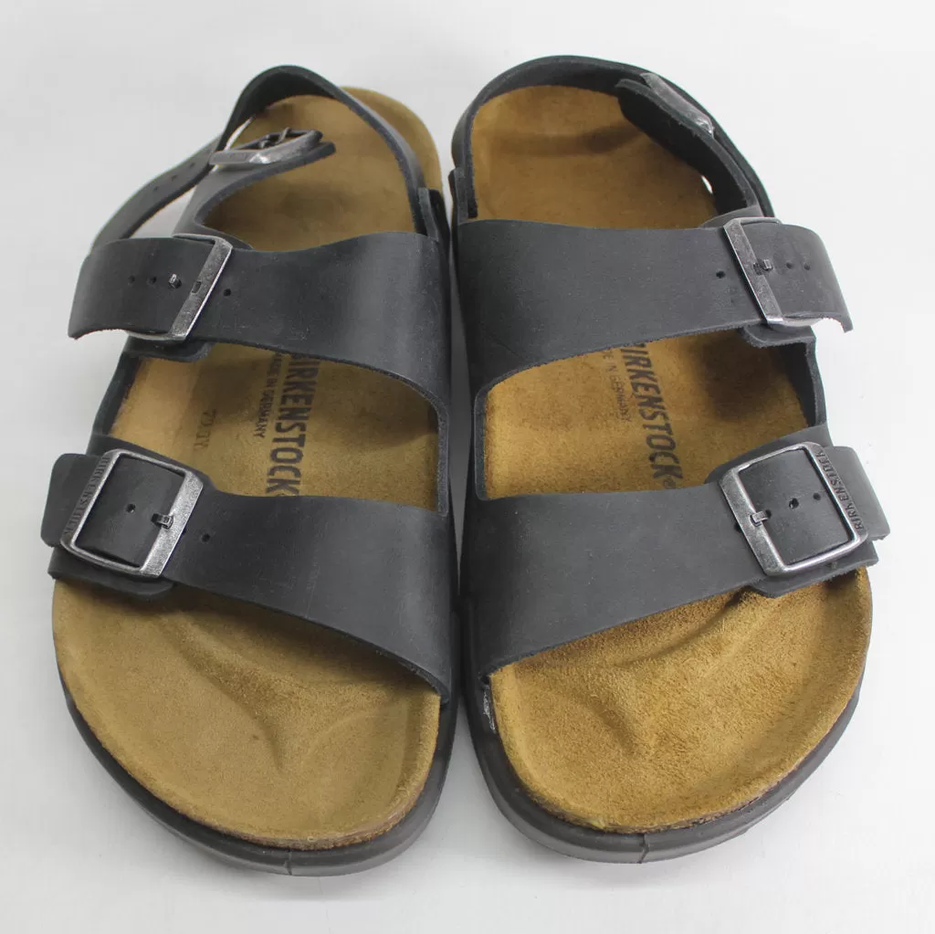 Birkenstock Mens Sandals Milano CT Casual Buckles Slingbacks Oiled Nubuck - UK 9.5