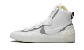 Blazer Mid Sacai White Grey