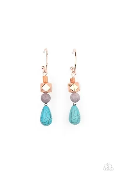 Boulevard Stroll Copper-Earrings