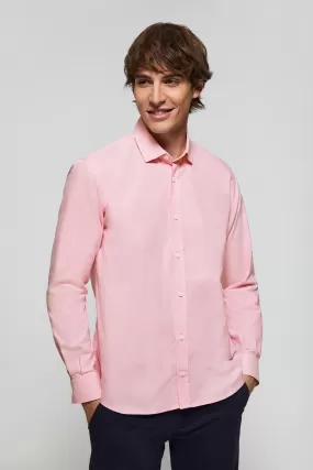 Camisa oxford rosa con detalle bordado Polo Club