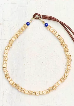 Catherine Michiels Aura 14K Yellow Gold & Lapis Bead Bracelet