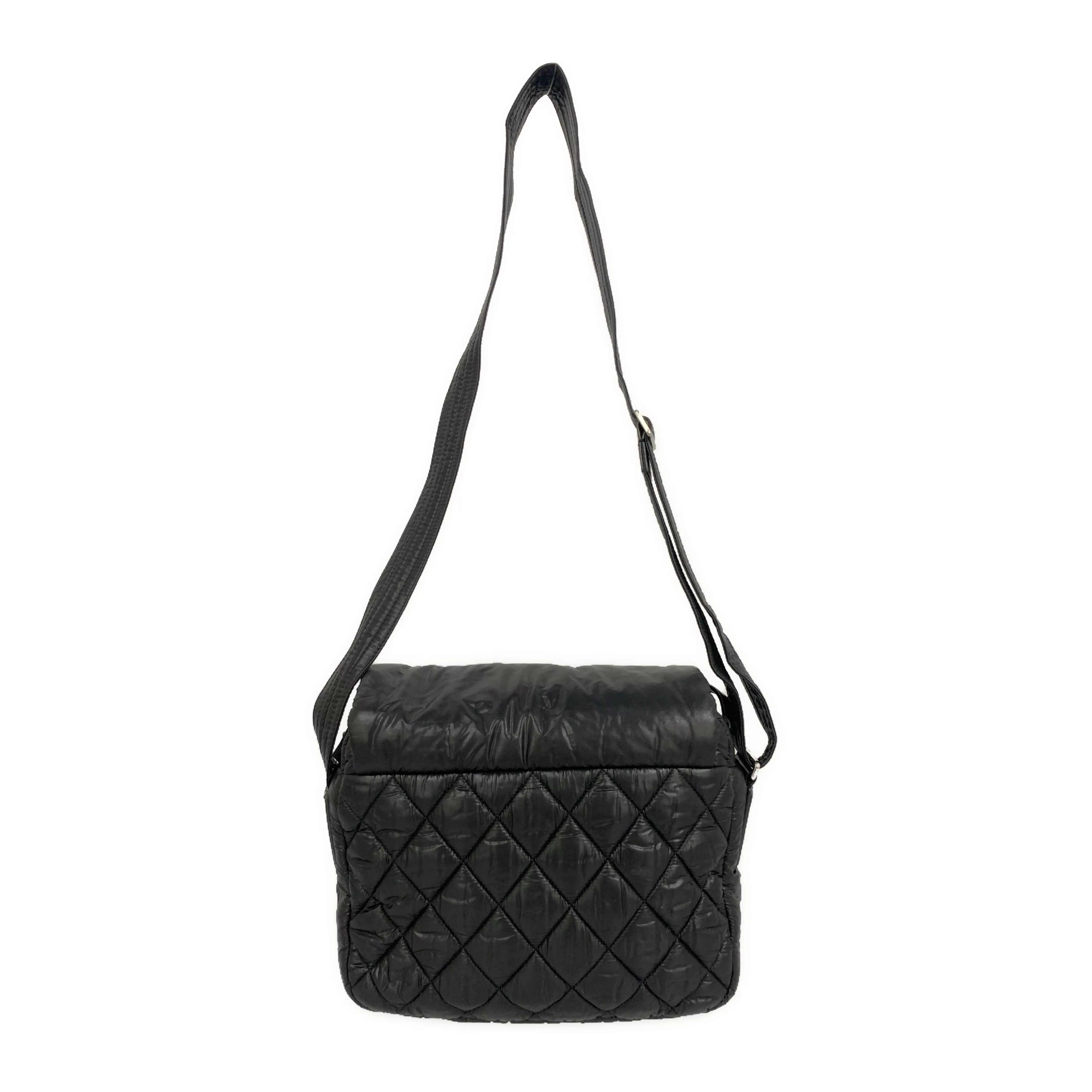 #CHANEL/COCO COCOON・Cross Body Bag/BLK/Nylon/A48616