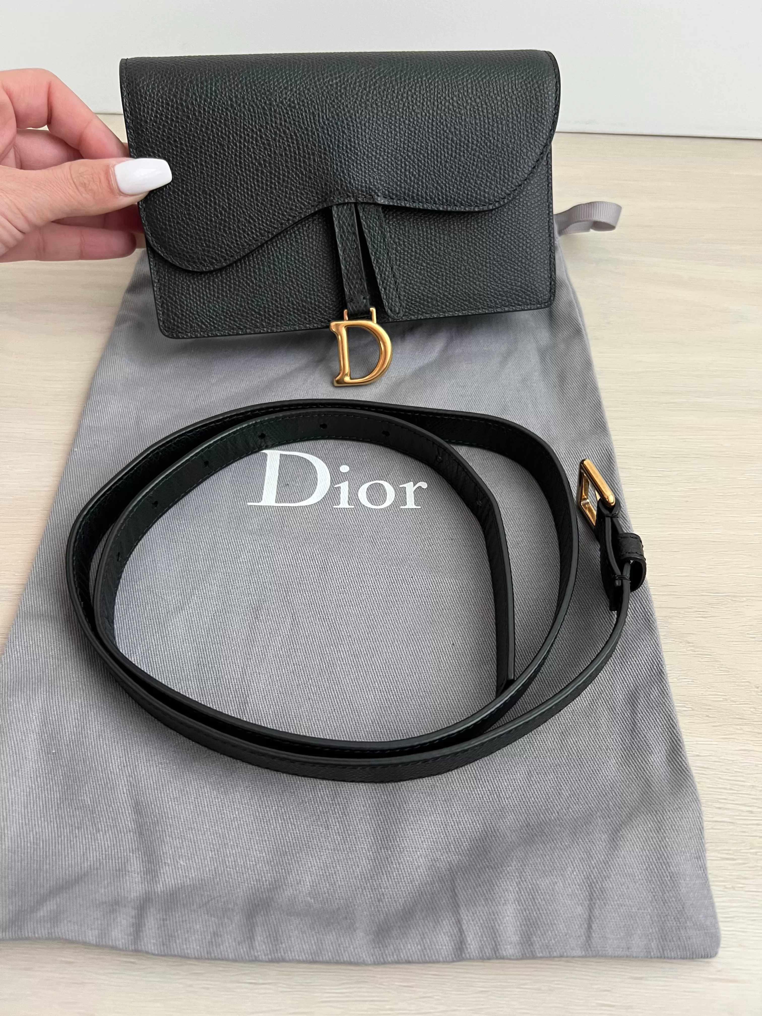 Christian Dior Saddle Belt Pouch