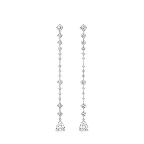 CZ Crystal Drop Party Earring