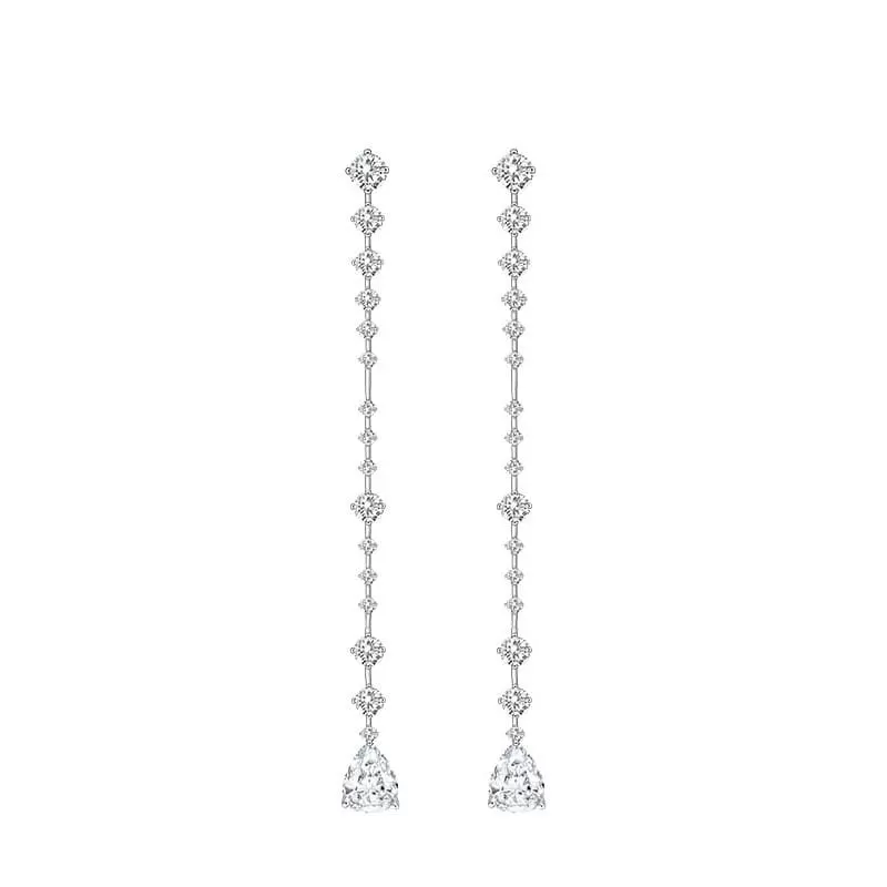 CZ Crystal Drop Party Earring