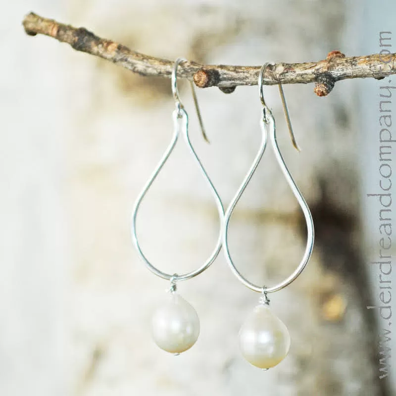 Delightful Drops Earrings - Pearl