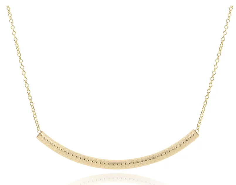 E Newton 16" Necklace Bliss Bar - Gold