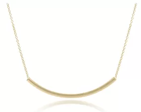 E Newton 16" Necklace Bliss Bar - Gold