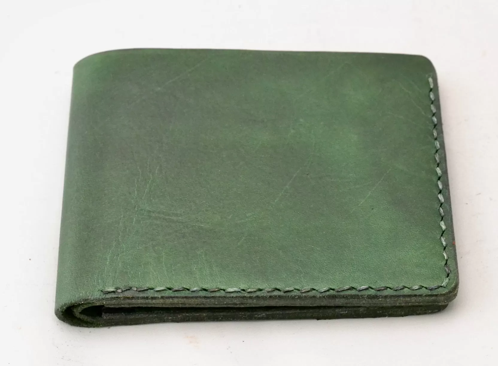 Fold wallet  |  Olive | calf