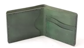 Fold wallet  |  Olive | calf