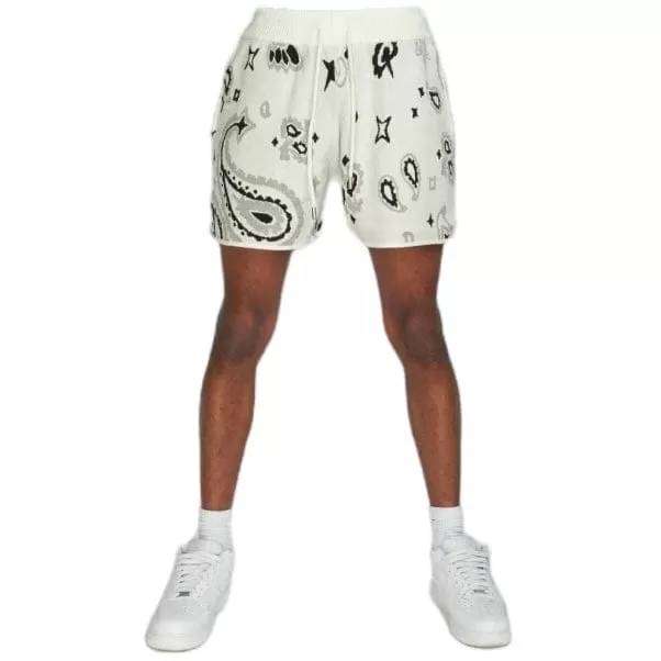 Foreign Brands Politics Knit Short (White) PAIS380