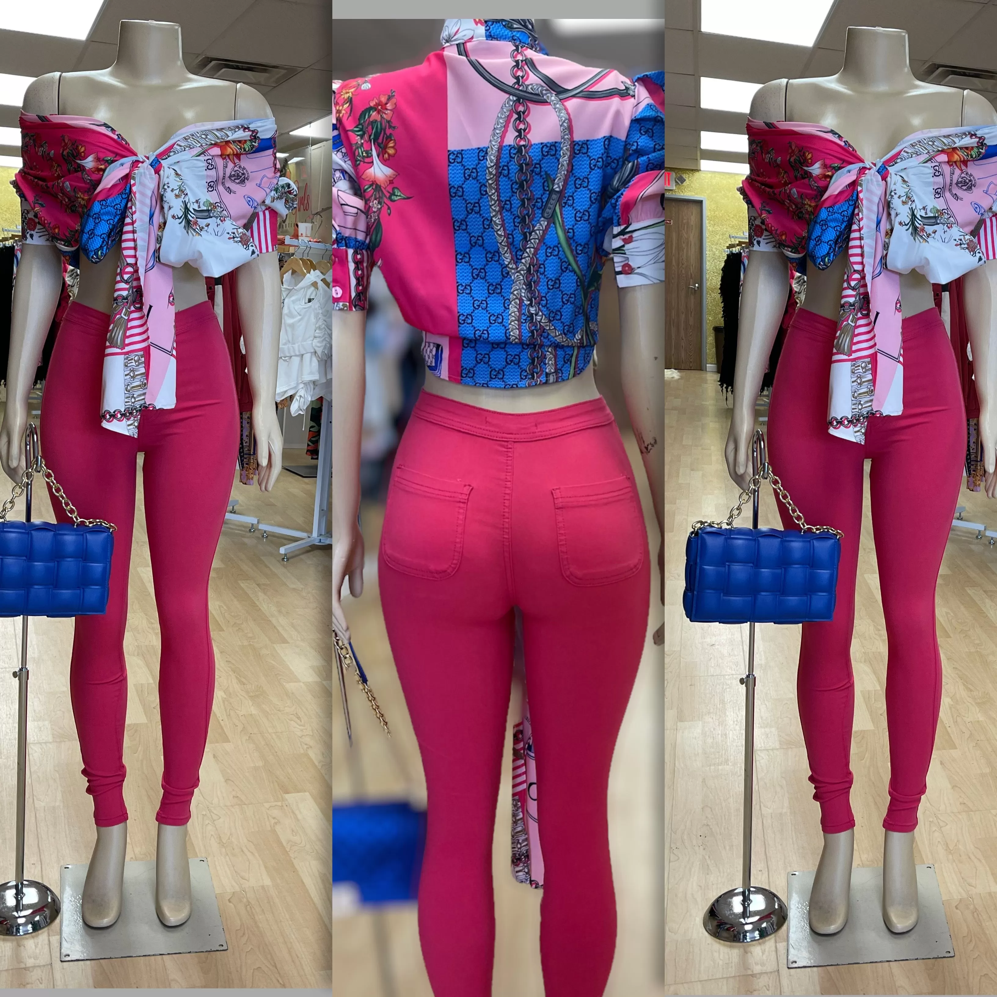 Fuchsia Disco Pants