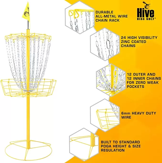 Hive Double Chain Practice Basket