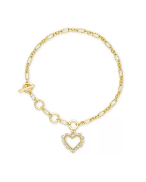 Kendra Scott Ari Heart Crystal Delicate Bracelet