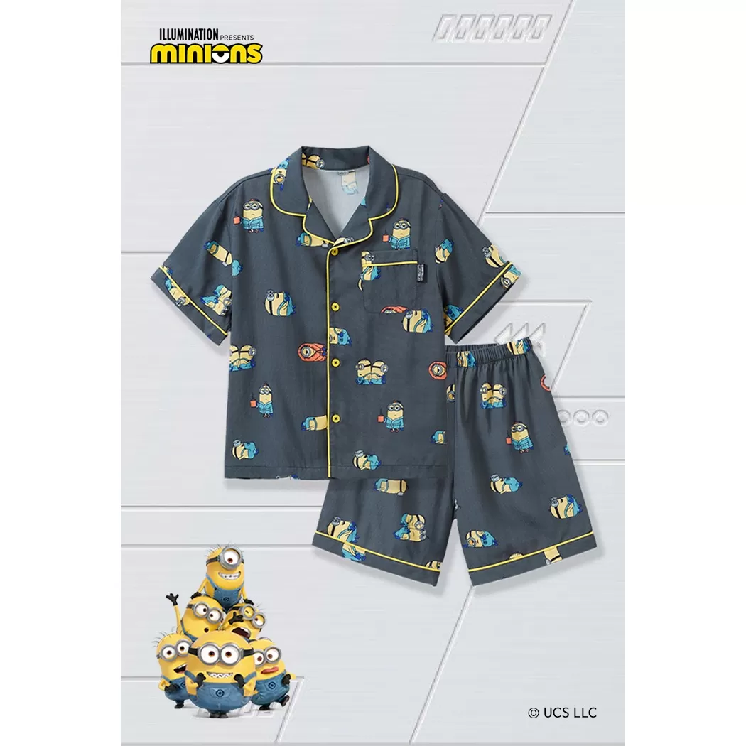 [Kids] (Universal) Minions Short Sleeve Pyjamas