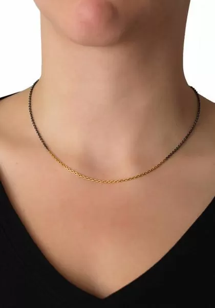 Lika Behar Mixed Rolo Chain Necklace