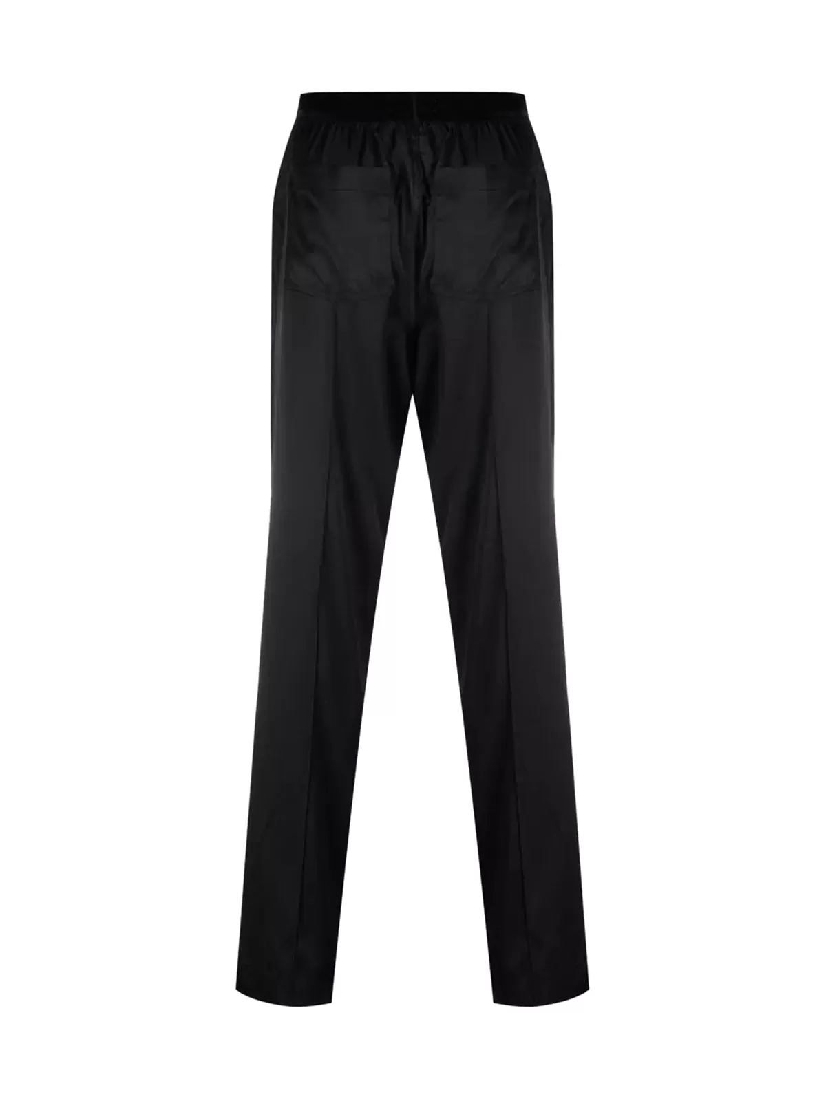 logo-waistband silk pajama trousers