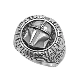 Mandalorian Star Wars Silver 925 Men's Ring