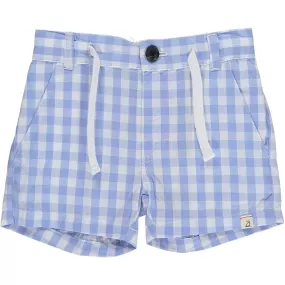 Me & Henry - Blue Gingham Crew Shorts