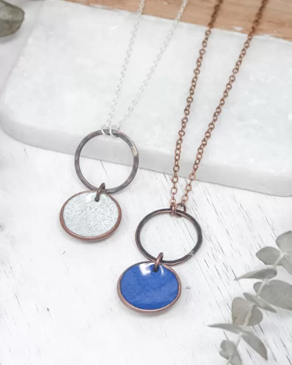 Medium patina Revolve Penny necklaces [made to order]