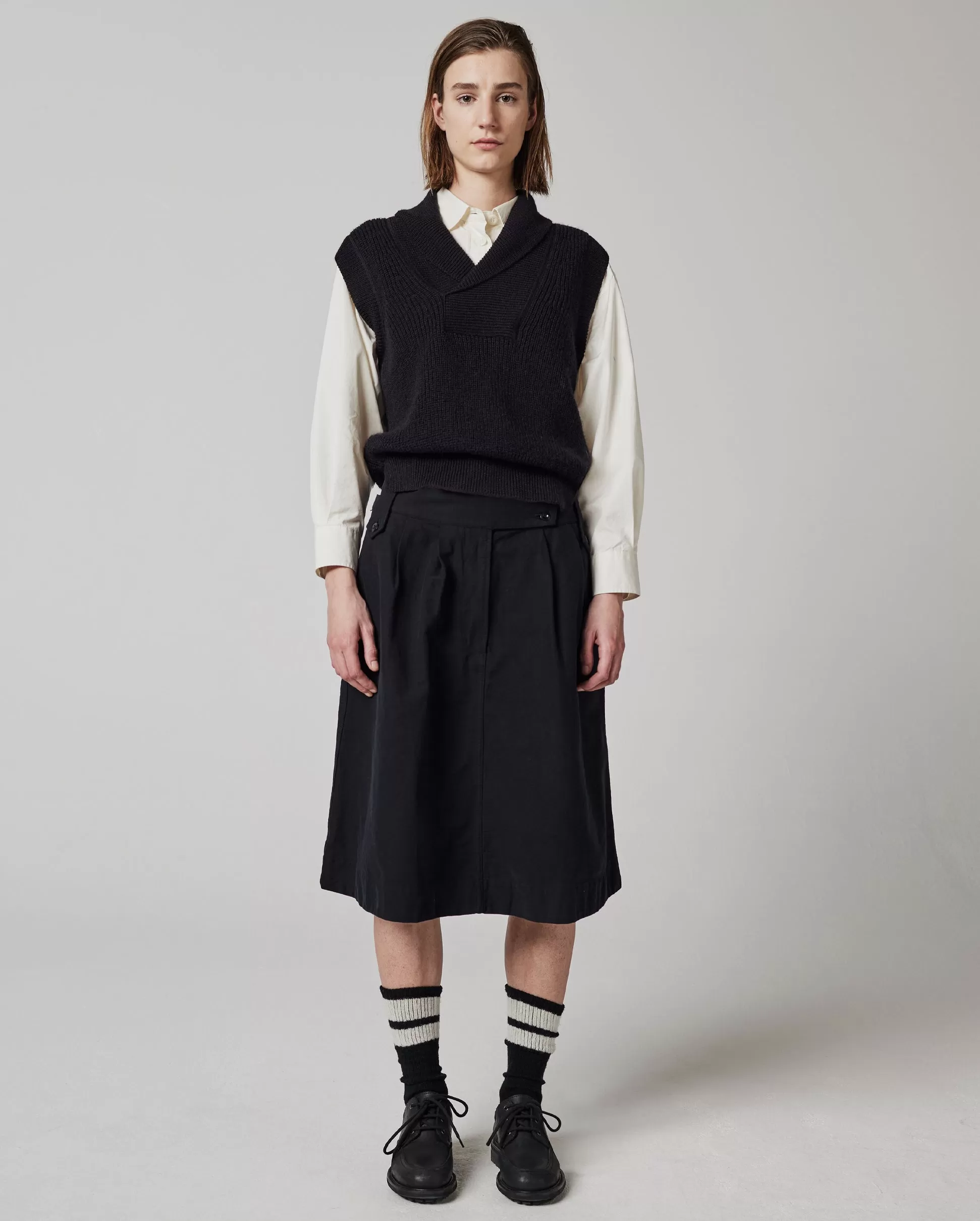 MHL UNIFORM SKIRT / BLACK