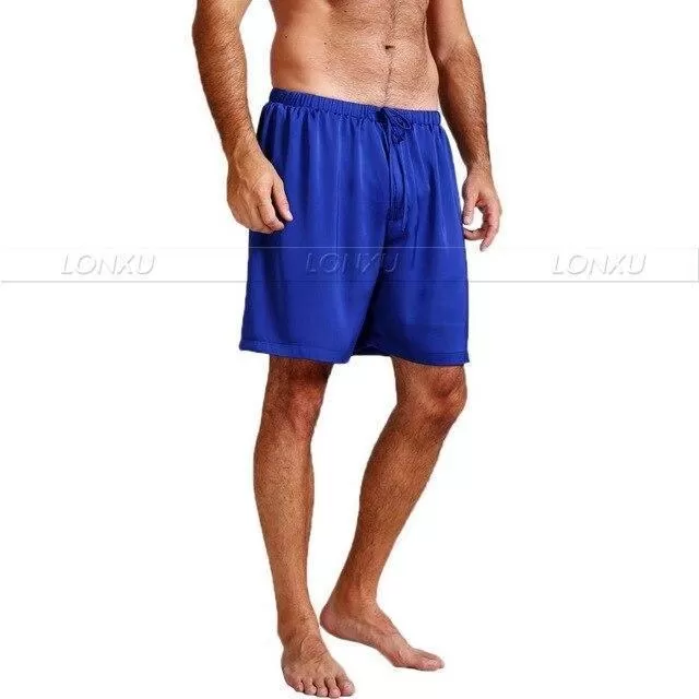 Off Track Men Silk Pajama Shorts