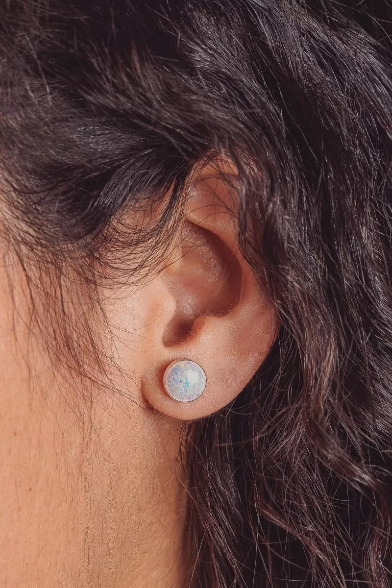 Opal Stud Earrings