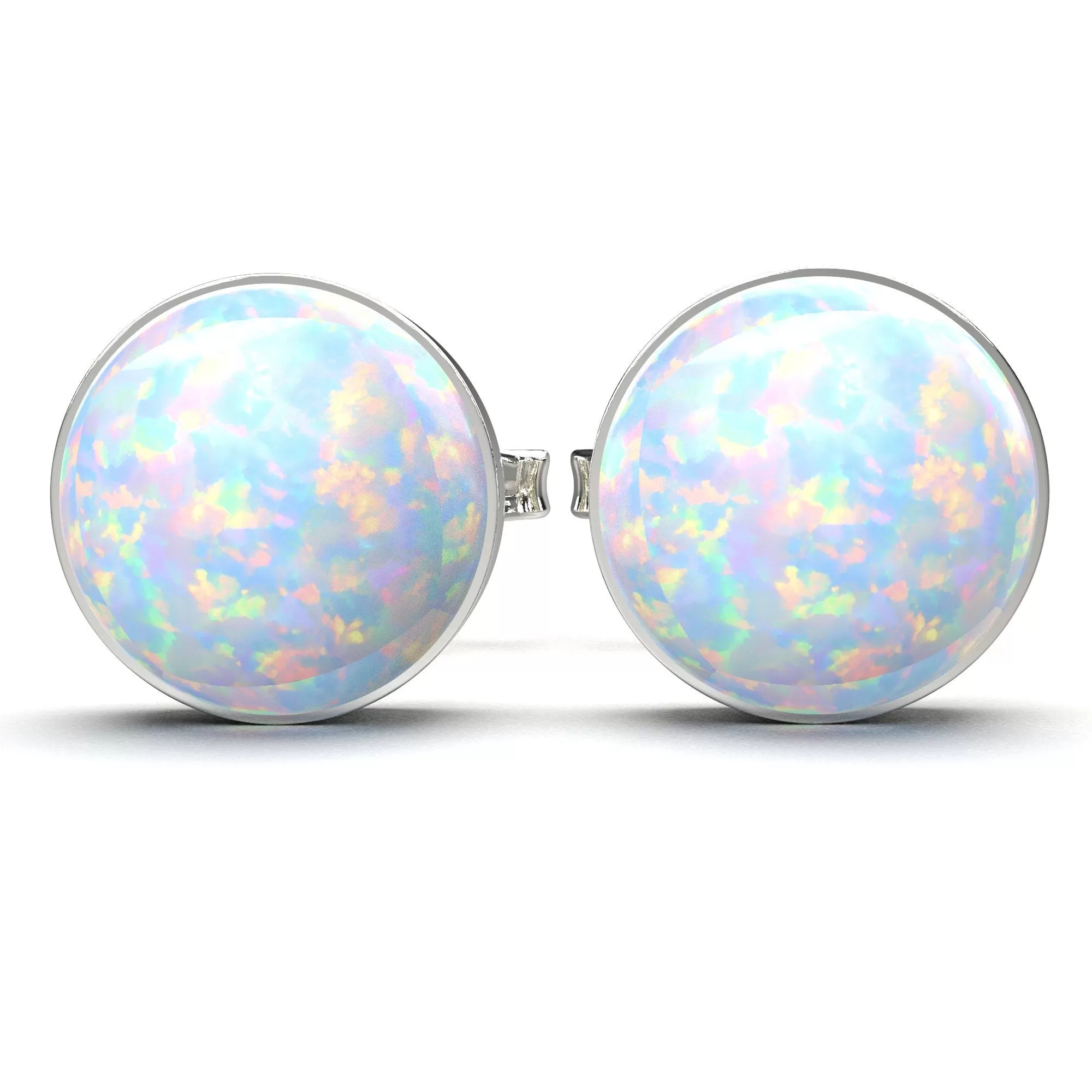 Opal Stud Earrings