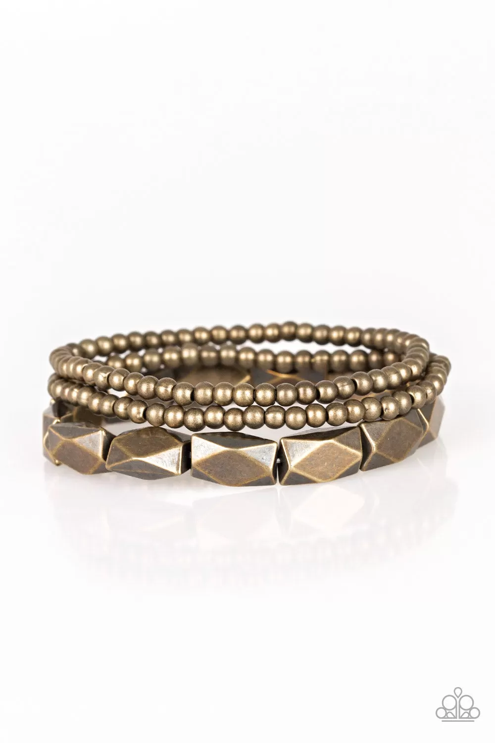 Paparazzi Metal Movement Brass Bracelets