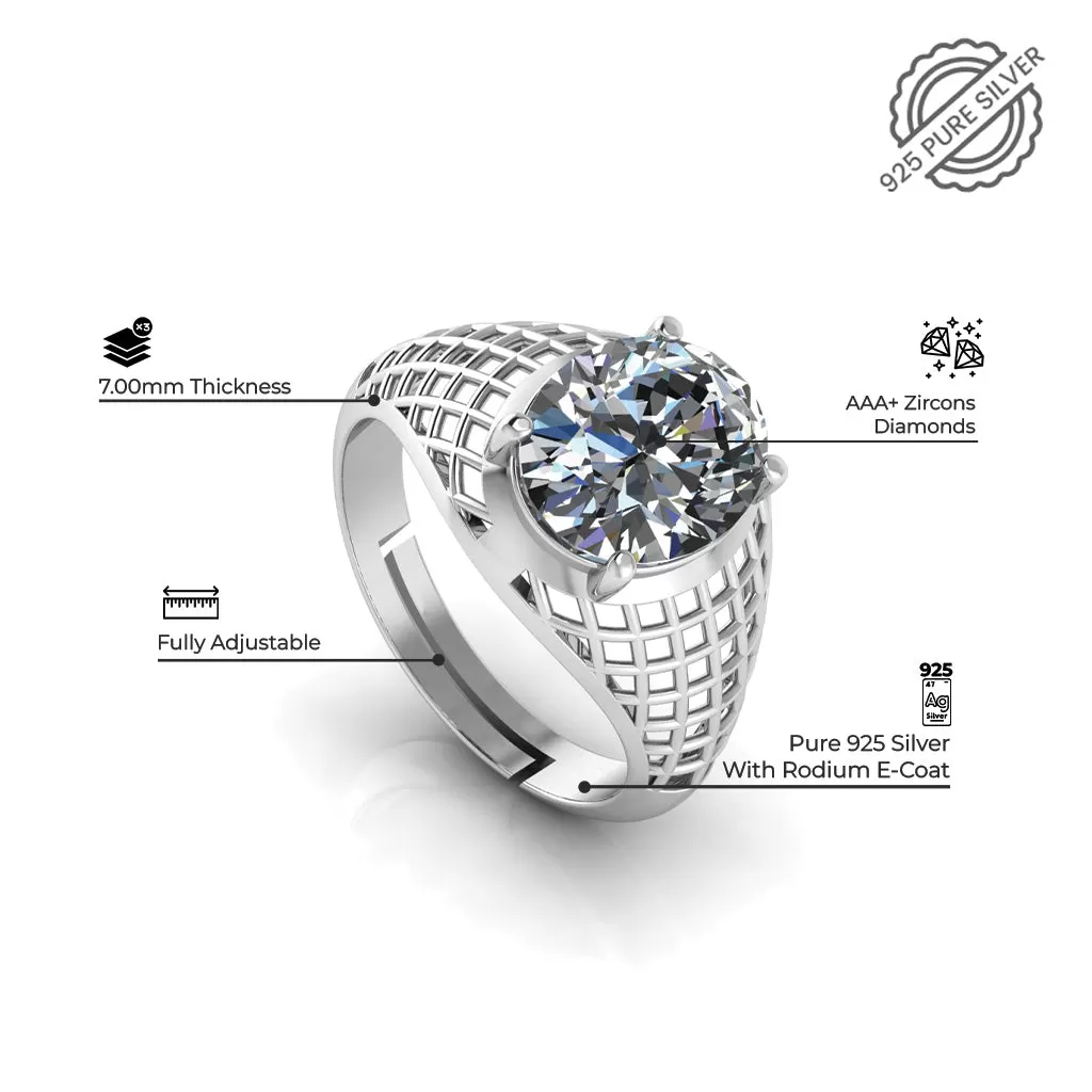 Pure 925 Silver Glamira Jonasia Mens Special Ring