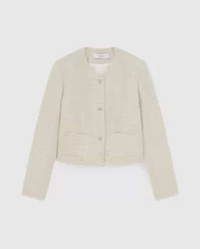 QARANNE TAILORED JACKET / CREAM