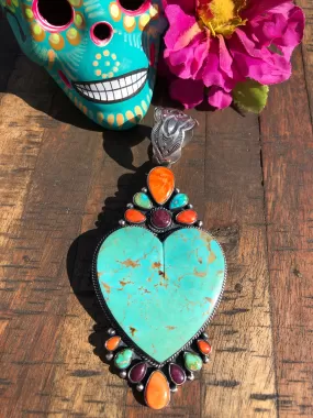 " True Colors"  Heart Pendant