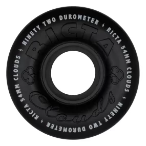 Ricta Wheels Clouds Black Black 54mm 92a