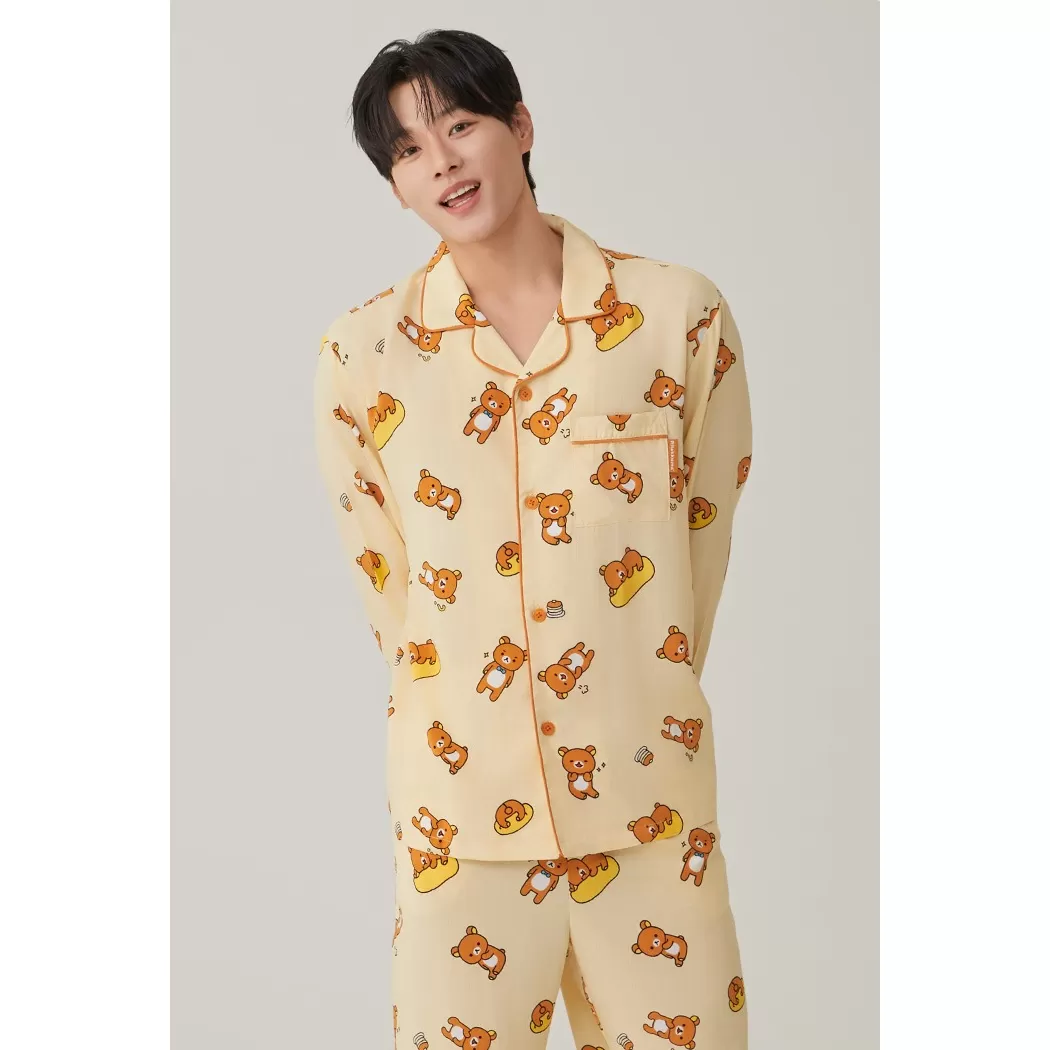 (Rilakkuma 2024) Kuma’s Free Time Long Sleeve Pyjamas