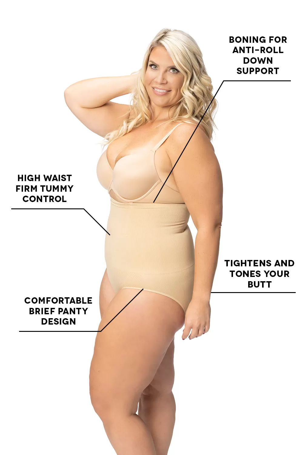 Robert Matthew Radiance Women's Shapewear High-Waist Brief