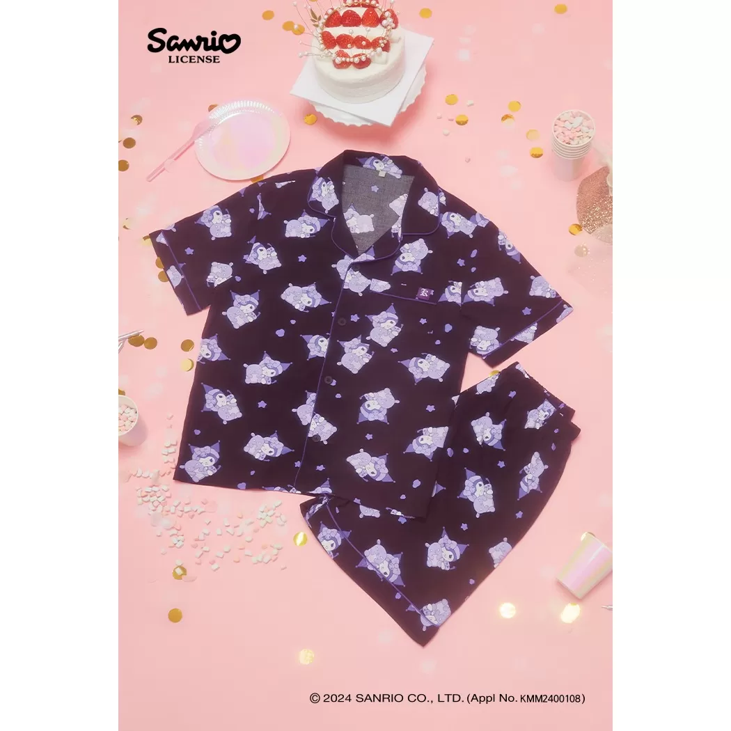 (Sanrio Characters 2024) Sanrio Characters Short-Sleeved Pyjamas